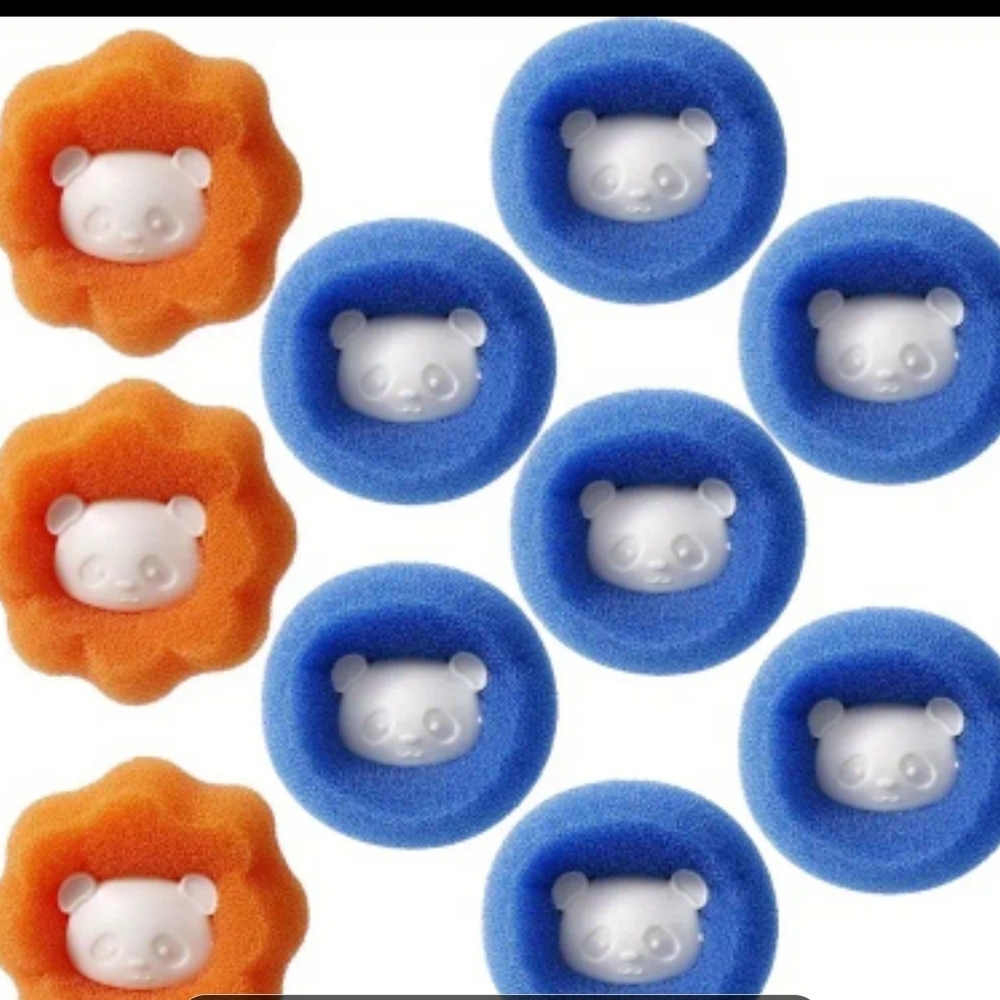 Pet Hair Removal Orange and Blue
